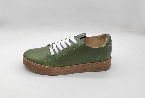 Cindy Olive/ Tan Sole - Image 2