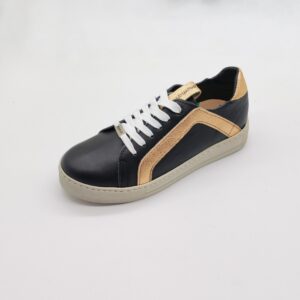 Cindy Black & Gold Stripe