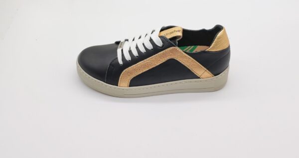 Cindy Black & Gold Stripe - Image 2