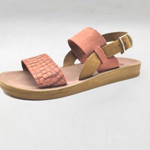 Tanya Pink Croc Print