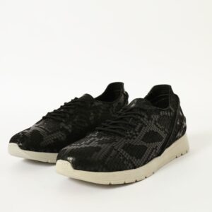 Ashley Black Snake Sneaker